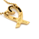ティファニー Tiffany & Co ラビングハート ネックレス イエローゴールド K18YG ネックレス 18K 750 YG T&Co. パロマピカソ