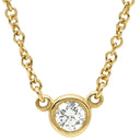 ティファニー Tiffany & Co バイザヤード シングルダイヤモンド ペンダント イエローゴールド K18YG ダイヤモンド ネックレス 18K AU750 YG 1P 1粒 エルサペレッティ
