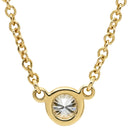 ティファニー Tiffany & Co バイザヤード シングルダイヤモンド ペンダント イエローゴールド K18YG ダイヤモンド ネックレス 18K AU750 YG 1P 1粒 エルサペレッティ