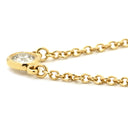 ティファニー Tiffany & Co バイザヤード シングルダイヤモンド ペンダント イエローゴールド K18YG ダイヤモンド ネックレス 18K AU750 YG 1P 1粒 エルサペレッティ