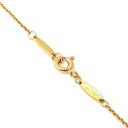 ティファニー Tiffany & Co バイザヤード シングルダイヤモンド ペンダント イエローゴールド K18YG ダイヤモンド ネックレス 18K AU750 YG 1P 1粒 エルサペレッティ