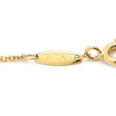 ティファニー Tiffany & Co バイザヤード シングルダイヤモンド ペンダント イエローゴールド K18YG ダイヤモンド ネックレス 18K AU750 YG 1P 1粒 エルサペレッティ