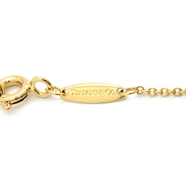 ティファニー Tiffany & Co バイザヤード シングルダイヤモンド ペンダント イエローゴールド K18YG ダイヤモンド ネックレス 18K AU750 YG 1P 1粒 エルサペレッティ