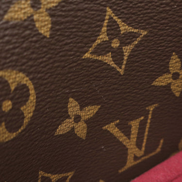 ルイヴィトン LOUIS VUITTON パッシー M45592 モノグラム モノグラムキャンバス レザー ショルダーバッグ ゴールド金具 茶 ボルドー Wチェーン