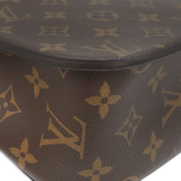 ルイヴィトン LOUIS VUITTON パッシー M45592 モノグラム モノグラムキャンバス レザー ショルダーバッグ ゴールド金具 茶 ボルドー Wチェーン