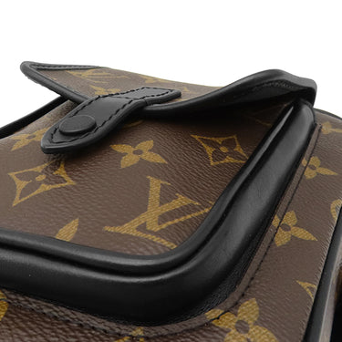 ルイヴィトン LOUIS VUITTON クリストファー ウェアラブル M69404 モノグラムマカサー モノグラムマカサー ショルダーバッグ マットブラック金具 黒 クロスボディ