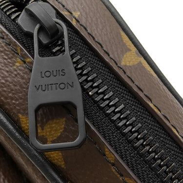 ルイヴィトン LOUIS VUITTON クリストファー ウェアラブル M69404 モノグラムマカサー モノグラムマカサー ショルダーバッグ マットブラック金具 黒 クロスボディ