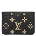 ルイヴィトン LOUIS VUITTON ポルトカルト サーンプル M81022 ブラック×ベージュ モノグラムアンプラント カードケース 名刺入れ
