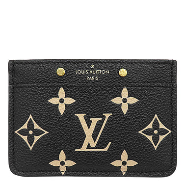 ルイヴィトン LOUIS VUITTON ポルトカルト サーンプル M81022 ブラック×ベージュ モノグラムアンプラント カードケース 名刺入れ