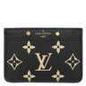ルイヴィトン LOUIS VUITTON ポルトカルト サーンプル M81022 ブラック×ベージュ モノグラムアンプラント カードケース 名刺入れ