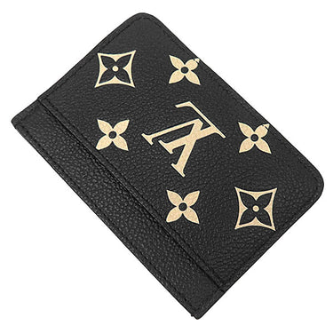 ルイヴィトン LOUIS VUITTON ポルトカルト サーンプル M81022 ブラック×ベージュ モノグラムアンプラント カードケース 名刺入れ