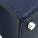 エルメス HERMES ミニケリードゥ 外縫い ヴェルソ ブルーサフィール×ブルーフランス シェーブル 2WAYバッグ シルバー金具 2024年製