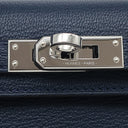 エルメス HERMES ミニケリードゥ 外縫い ヴェルソ ブルーサフィール×ブルーフランス シェーブル 2WAYバッグ シルバー金具 2024年製