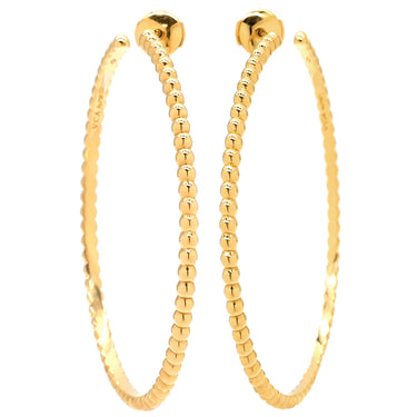 ヴァンクリーフアーペル Van Cleef & Arpels ペルレ フープピアス ラージモデル VCARP7RZ00 イエローゴールド K18YG ピアス 18K 750 YG