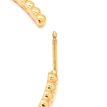 ヴァンクリーフアーペル Van Cleef & Arpels ペルレ フープピアス ラージモデル VCARP7RZ00 イエローゴールド K18YG ピアス 18K 750 YG