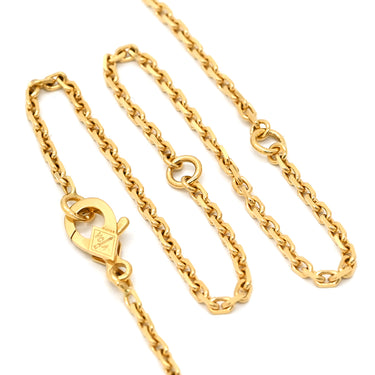 ヴァンクリーフアーペル Van Cleef & Arpels マジック アルハンブラ ロングネックレス VCARP6LA00 ブルー×イエローゴールド K18YG アゲート ネックレス 青 750YG 18K 1モチーフ