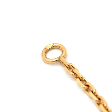 ヴァンクリーフアーペル Van Cleef & Arpels マジック アルハンブラ ロングネックレス VCARP6LA00 ブルー×イエローゴールド K18YG アゲート ネックレス 青 750YG 18K 1モチーフ