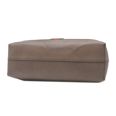 グッチ GUCCI ディズニーコラボ フィディア GG 547947 ベージュ×ブラウン GGスプリームキャンバス レザー トートバッグ ゴールド金具 三匹の子ブタ