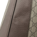 グッチ GUCCI ディズニーコラボ フィディア GG 547947 ベージュ×ブラウン GGスプリームキャンバス レザー トートバッグ ゴールド金具 三匹の子ブタ