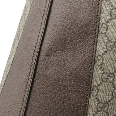 グッチ GUCCI ディズニーコラボ フィディア GG 547947 ベージュ×ブラウン GGスプリームキャンバス レザー トートバッグ ゴールド金具 三匹の子ブタ