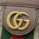 グッチ GUCCI ディズニーコラボ フィディア GG 547947 ベージュ×ブラウン GGスプリームキャンバス レザー トートバッグ ゴールド金具 三匹の子ブタ