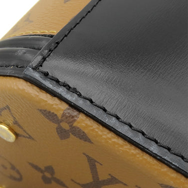 ルイヴィトン LOUIS VUITTON カンヌ M43986 モノグラムリバース モノグラムキャンバス モノグラムリバースキャンバス 2WAYバッグ ゴールド金具 茶 ハンドバッグ