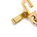 カルティエ Cartier PLAQUETTE フィガロ チェーン イエローゴールド K18YG ブレスレット プレート 18金 18K 750YG