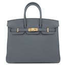 エルメス HERMES バーキン25 グリミスティ トゴ ハンドバッグ ゴールド金具 新品 未使用 グレー 2026年製　