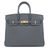 エルメス HERMES バーキン25 グリミスティ トゴ ハンドバッグ ゴールド金具 新品 未使用 グレー 2026年製　