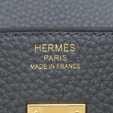 エルメス HERMES バーキン25 グリミスティ トゴ ハンドバッグ ゴールド金具 新品 未使用 グレー 2026年製　