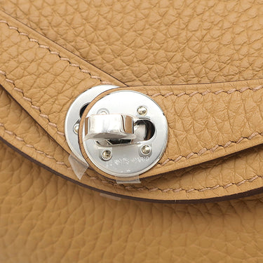 エルメス HERMES リンディ2 ミニ ビスキュイ トリヨンクレマンス ショルダーバッグ シルバー金具 新品 未使用 茶 2025年製