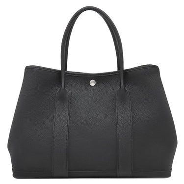 エルメス HERMES ガーデンパーティー PM ブラック ネゴンダ トートバッグ シルバー金具 新品 未使用 黒 2025年製