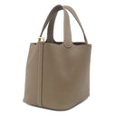 エルメス HERMES ピコタンロック MM 22 エトゥープ トリヨンクレマンス ハンドバッグ ゴールド金具 新品 未使用 グレージュ 2026年製