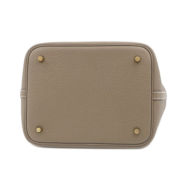 エルメス HERMES ピコタンロック MM 22 エトゥープ トリヨンクレマンス ハンドバッグ ゴールド金具 新品 未使用 グレージュ 2026年製