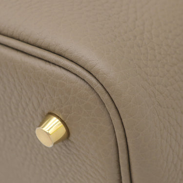 エルメス HERMES ピコタンロック MM 22 エトゥープ トリヨンクレマンス ハンドバッグ ゴールド金具 新品 未使用 グレージュ 2026年製