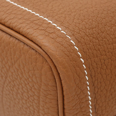 エルメス HERMES ガーデンパーティーTPM ゴールド ネゴンダ トートバッグ シルバー金具 新品 未使用 茶 オールレザー 2026年製