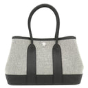 エルメス HERMES ネオ ガーデン23 ブラック×エクリュ トワルアッシュ ネゴンダ ハンドバッグ シルバー金具 新品 未使用 2026年製