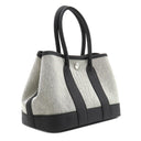 エルメス HERMES ネオ ガーデン23 ブラック×エクリュ トワルアッシュ ネゴンダ ハンドバッグ シルバー金具 新品 未使用 2026年製