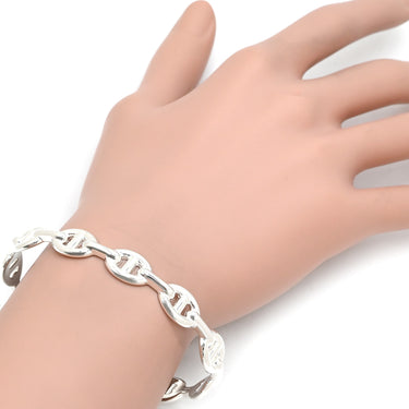 エルメス HERMES シェーヌダンクル アンシェネ シルバー シルバー925 LG バングル SV925 Ag925
