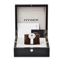 腕時計 ハイゼック Hysek カリスタ ジャンピングアワー KA3926T96 自動巻き レディース OH済 純正ダイヤ＆サファイア シェル