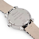 腕時計 ショパール CHOPARD ハッピースポーツ ゼブラ 278475-2003 クオーツ レディース 純正ダイヤ スイング シマウマ 限定 K18WGベゼル