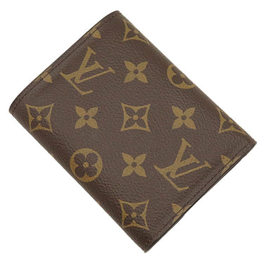 ルイヴィトン LOUIS VUITTON ポルトフォイユ ヴィクトリーヌ M62472 モノグラム モノグラムキャンバス 三つ折り財布 ゴールド金具 茶 コンパクト