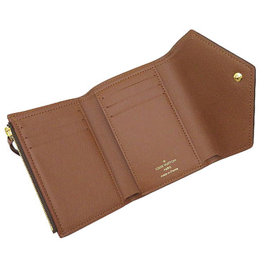 ルイヴィトン LOUIS VUITTON ポルトフォイユ ヴィクトリーヌ M62472 モノグラム モノグラムキャンバス 三つ折り財布 ゴールド金具 茶 コンパクト