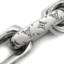 ルイヴィトン LOUIS VUITTON チェーン モノグラム M00307 シルバー メタル ネックレス モノグラムパターン