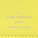 ルイヴィトン LOUIS VUITTON ポルトフォイユ ルー M81599 スマイリーイエロー ラムスキン 二つ折り財布 シルバー金具 ミニ財布 黄色 クッサン