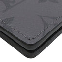 ルイヴィトン LOUIS VUITTON ポルトフォイユ スレンダー M80906 モノグラムエクリプスリバース レザー モノグラムエクリプスリバースキャンバス 二つ折り財布 グレー 黒
