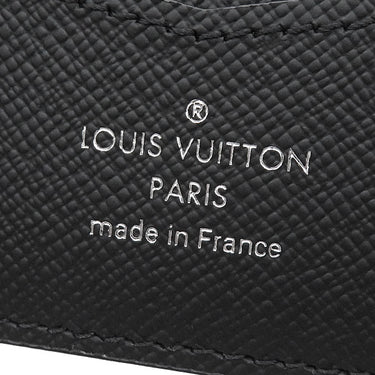ルイヴィトン LOUIS VUITTON ポルトフォイユ スレンダー M80906 モノグラムエクリプスリバース レザー モノグラムエクリプスリバースキャンバス 二つ折り財布 グレー 黒