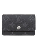 ルイヴィトン LOUIS VUITTON ミュルティクレ6 M82603 モノグラムエクリプス モノグラムエクリプス キーケース シルバー金具 グレー 6連 6本
