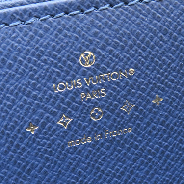 ルイヴィトン LOUIS VUITTON ジッピーウォレット M82958 ブルー モノグラムデニム 長財布 ゴールド金具 LV リミックス ラウンドファスナー