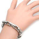 ルイヴィトン LOUIS VUITTON チェーン モノグラム M00309 シルバー メタル ブレスレット モノグラムパターン